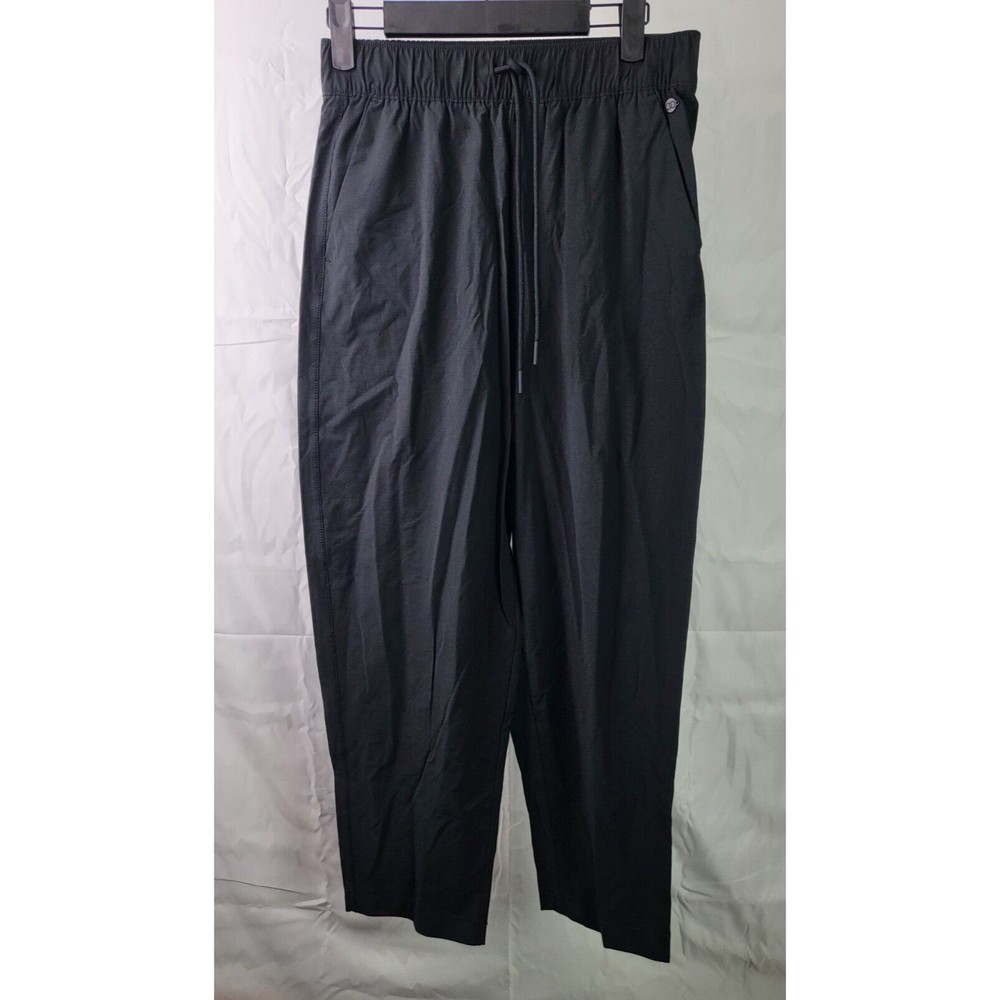 Calia Womens XS Black Ankle Length Journey Mid Rise Pant Nyluxe Fabric Slim Fit